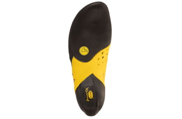 Image of La Sportiva Solution Comp Climbing Shoes - Mens, Black/Yellow, 35.5, ZFCS018-K00Y00-35.5