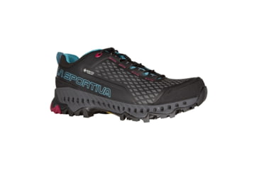 Image of La Sportiva Spire GTX Hiking Shoes - Womens, Black/Topaz, 40.5, ZFHS095-K00B24-40.5