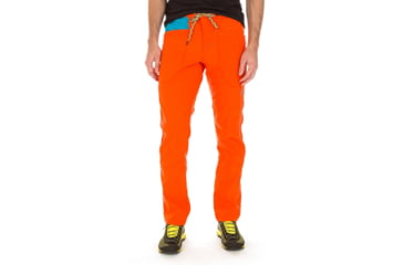 Image of La Sportiva Talus Pant - Men's, Tangerine/Tropic Blue, Extra Large H59-202614-XL