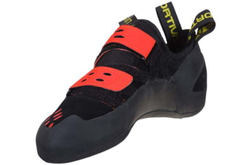 Image of La Sportiva Tarantula Climbing Shoes - Mens, Black/Poppy, 37.5, Medium, 30J-999311-37.5
