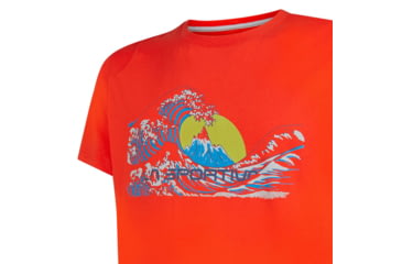Image of La Sportiva Tokyo T-Shirt - Mens, Poppy, Medium, N24-311311-M