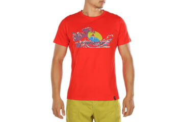 Image of La Sportiva Tokyo T-Shirt - Mens, Poppy, Medium, N24-311311-M