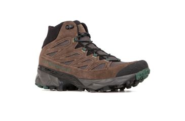 Image of La Sportiva Trail Ridge Mid Hiking Shoes - Men's, Mocha/Forest, 42.5, 24N-807711-42.5