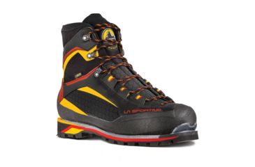 Image of La Sportiva Trango Tower GTX Montaineering Boots - Mens, Black/Yellow, 43.5, 21I-999100-43.5