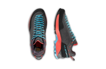 Image of La Sportiva TX Guide Approach Shoes - Womens, Carbon/Hibiscus, 38.5, 27O-900402-38.5