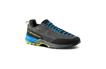 Image of La Sportiva TX Guide Leather Approach Shoes - Mens, Carbon/Lime Punch, 41, 27S-900729-41