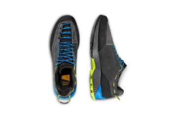 Image of La Sportiva TX Guide Leather Approach Shoes - Mens, Carbon/Lime Punch, 41, 27S-900729-41