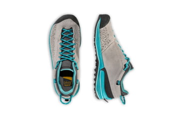 Image of La Sportiva TX2 Evo Leather Approach Shoes - Womens, Moon/Lagoon, 37, 27Y-913638-37