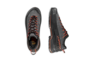 Image of La Sportiva TX4 Evo Hiking Shoes - Mens, Carbon/Cherry Tomato, 42.5, 37B-900322-42.5