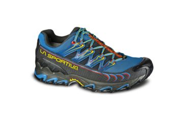 Image of La Sportiva Ultra Raptor GTX Trail Running Shoe - Mens-Blue/Red-Medium-39.5