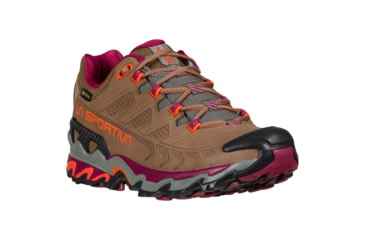 Image of La Sportiva Ultra Raptor II Leather GTX Hiking Shoes - Womens, Taupe/Red Plum, 41.5, 34H-801502-41.5
