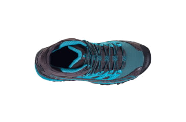 Image of La Sportiva Ultra Raptor II Mid GTX Hiking Shoes - Womens, Carbon/Topaz, 38, Medium, 34D-900624-38