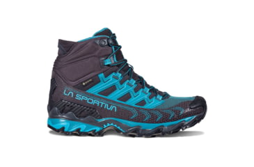 Image of La Sportiva Ultra Raptor II Mid GTX Hiking Shoes - Womens, Carbon/Topaz, 38, Medium, 34D-900624-38