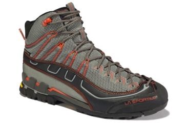 Image of La Sportiva Xplorer Mid GTX Hiking Boot - Men's-40.5-Grey/Red