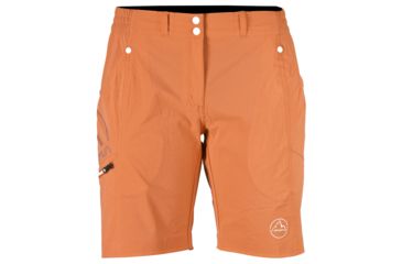 Image of Zen Bermuda Short - Womens -Coral-8 in-X-Small