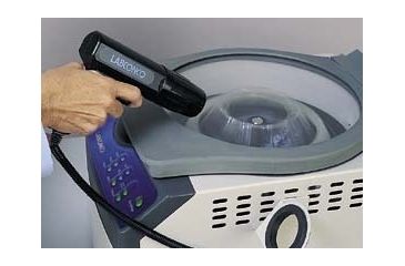Image of Labconco CentriVap Centrifugal Concentration System Accessories, Labconco 7815300 Clear Polypropylene Canister With Stand