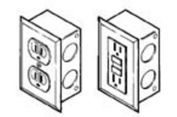 Image of Labconco Electrical Receptacle Kits for Basic Laboratory Hoods, Labconco 4844401 Gfi Receptacle