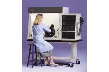 Image of Labconco Protector Controlled Atmosphere Glove Boxes, Labconco 5070000 Single Glove Box With Fiberglass Liner With Auto Pressure Controller