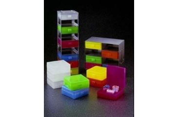Image of Labnet Pack Of 5 Storage Boxes, One Of Each Color Above R8300-A