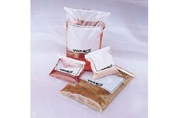 Image of Labplas Sterile Sample Bags BPR5590-VW1 Round Wire Bags With White Marking Area