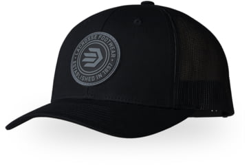 Image of LaCrosse Footwear Black Rubber Patch Trucker, One Size, 918569-OS