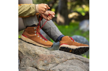Image of Danner Mountain 600 Leaf 4.5in Grizzly Brown/Rhodo Red GTX - Mens, Brown/Rhodo Red, 11.5, 62302-D-11.5