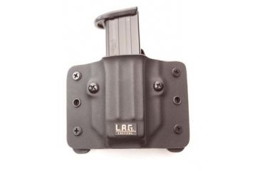 Image of LAG Tactical Universal Dbl. Stack Mag Carrier - 9mm/.40cal, Black 30505