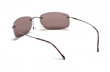 Image of Maui Jim Lahaina Sunglasses w/ Metallic Gloss Copper Frame and Maui Rose Lenses - R450-23, Back View
