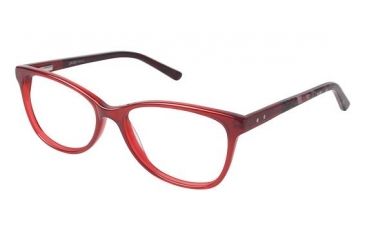 Image of LAmy Adelle Single Vision Prescription Eyeglasses - Frame BURGUNDY, Size 52/15mm LYADELLE02
