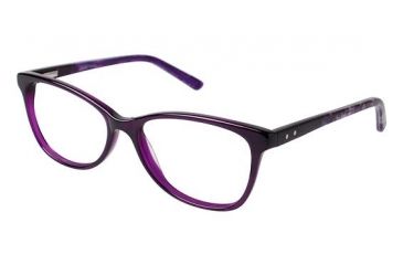 Image of LAmy Adelle Single Vision Prescription Eyeglasses - Frame EGGPLANT, Size 52/15mm LYADELLE01