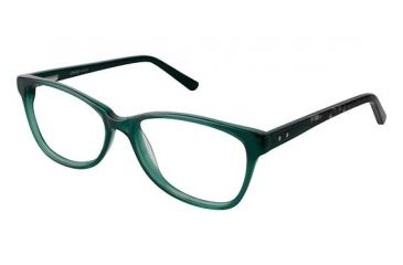 Image of LAmy Adelle Single Vision Prescription Eyeglasses - Frame HUNTER, Size 52/15mm LYADELLE03