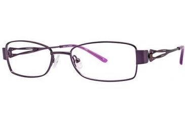 Image of LAmy Adrienne Progressive Prescription Eyeglasses - Frame Purple Brown, Size 52/17mm LYADRIENNE03