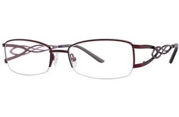 Image of LAmy Brigitte Progressive Prescription Eyeglasses - Frame Burgundy/Purple, Size 53/18mm LYBRIGITTE02