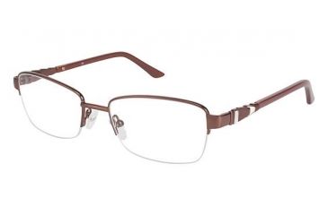 Image of LAmy C By 522 Progressive Prescription Eyeglasses - Frame BROWN, Size 52/18mm CYCBL52201