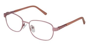 Image of LAmy C By 523 Single Vision Prescription Eyeglasses - Frame Mauve / Blush, Size 51/16mm CYCBL52303
