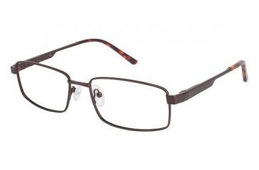 Image of LAmy C By 617 Single Vision Prescription Eyeglasses - Frame BROWN / BROWN, Size 56/17mm CYCBL61701