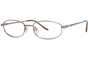Image of LAmy C by L'Amy 501 Progressive Prescription Eyeglasses - Frame Brown, Size 51/17mm CYCBL50102