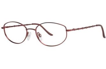 Image of LAmy C by L'Amy 503 Single Vision Prescription Eyeglasses - Frame Burgundy, Size 50/17mm CYCBL50303