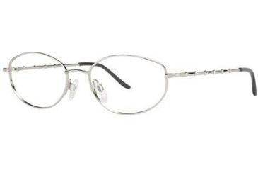 Image of LAmy C by L'Amy 503 Single Vision Prescription Eyeglasses - Frame Platnium, Size 50/17mm CYCBL50302