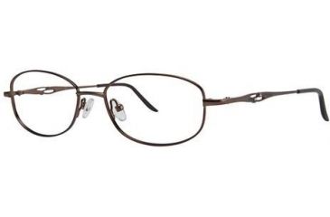 Image of LAmy C by L'Amy 508 Progressive Prescription Eyeglasses - Frame Brown, Size 50/16mm CYCBL50803