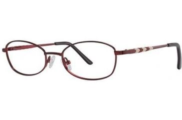 Image of LAmy C By L'Amy 513 Progressive Prescription Eyeglasses - Frame Burgundy, Size 50/17mm CYCBL51301