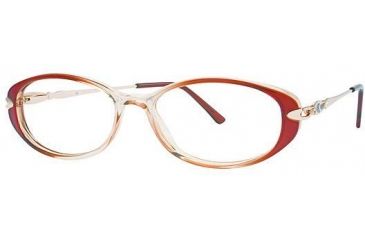 Image of LAmy C by L'Amy 515 Progressive Prescription Eyeglasses - Frame Brown/Gold, Size 53/15mm CYCBL51501