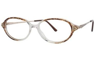 Image of LAmy C by L'Amy 516 Progressive Prescription Eyeglasses - Frame Brown/Gold, Size 51/14mm CYCBL51601