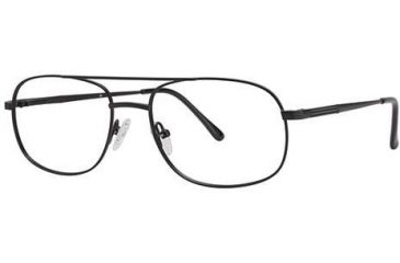 Image of LAmy C By L'Amy 608 Single Vision Prescription Eyeglasses - Frame Matte Black, Size 53/17mm CYCBL60803