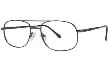 Image of LAmy C By L'Amy 608 Single Vision Prescription Eyeglasses - Frame Semi Matte Pewter, Size 53/17mm CYCBL60801