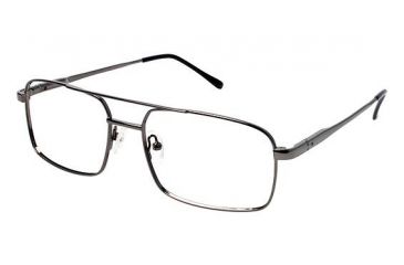 Image of LAmy C by L'AMY 614 Bifocal Prescription Eyeglasses - Frame GUNMETAL, Size 55/17mm CYCBL61401