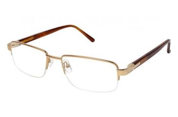 Image of LAmy C by L'AMY 615 Progressive Prescription Eyeglasses - Frame GOLD CYCBL61502