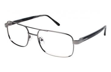 Image of LAmy C by L'AMY 616 Bifocal Prescription Eyeglasses - Frame GUNMETAL, Size 58/18mm CYCBL61602