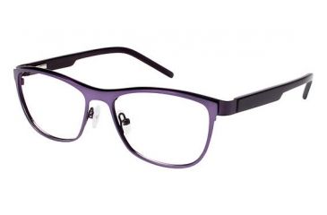 Image of LAmy Charlotte Progressive Prescription Eyeglasses - Frame Matte Light Purple/Eggplant, Size 53/16mm LYCHARLOTTE02