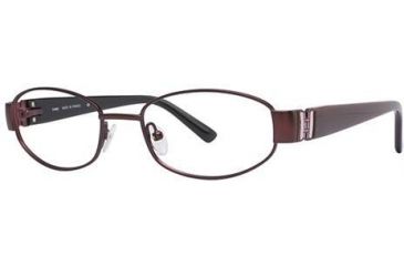 Image of LAmy Claudia Single Vision Prescription Eyeglasses - Frame Burgundy, Size 49/17mm LYCLAUDIA02